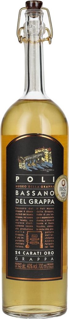 Poli Bassano del Grappa 24 Carati Oro 40% Vol. 0,7l Produktbild 