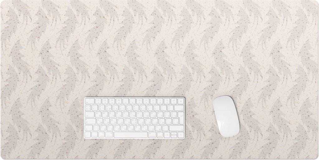 Zarte Blätter – Schreibtischunterlage – Rutschfeste Tischunterlage – Schreibtischmatte für Büro & Zuhause – Schreibunterlage – Mauspad...