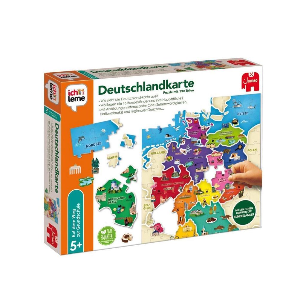Ik leer - Duitslandkaart, educatief spel Productafbeelding 