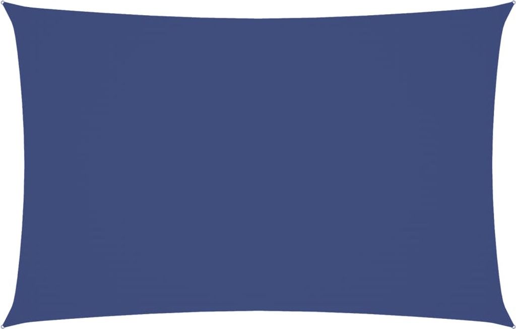 vidaXL Sonnensegel Oxford-Gewebe Rechteckig 4x7 m Blau
