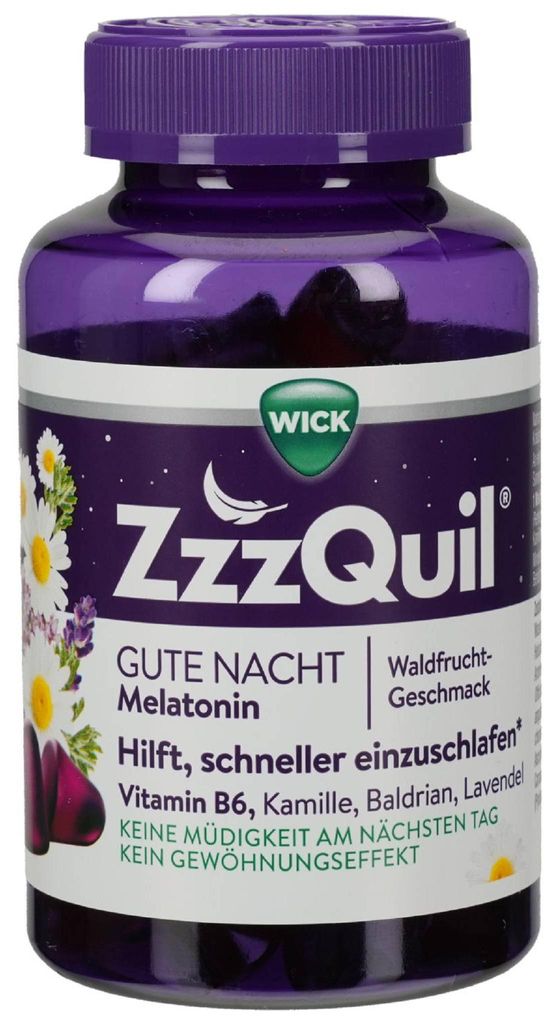 WICK ZzzQuil Good Night, 60 pastylek do ssania Zdjęcie produktu 