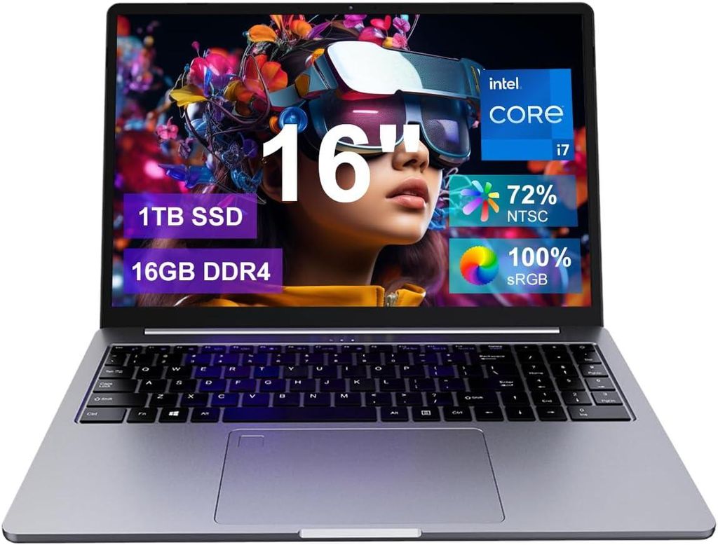 2026 Ninkear Laptop Tablet N16 Pro - 16" 2,5K , Intel Core Produktbild 