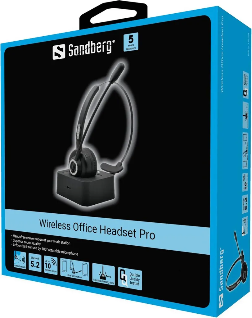 Oreillette Bluetooth avec Micro Réduction de Bruit pour Bureau Sandberg - 2
