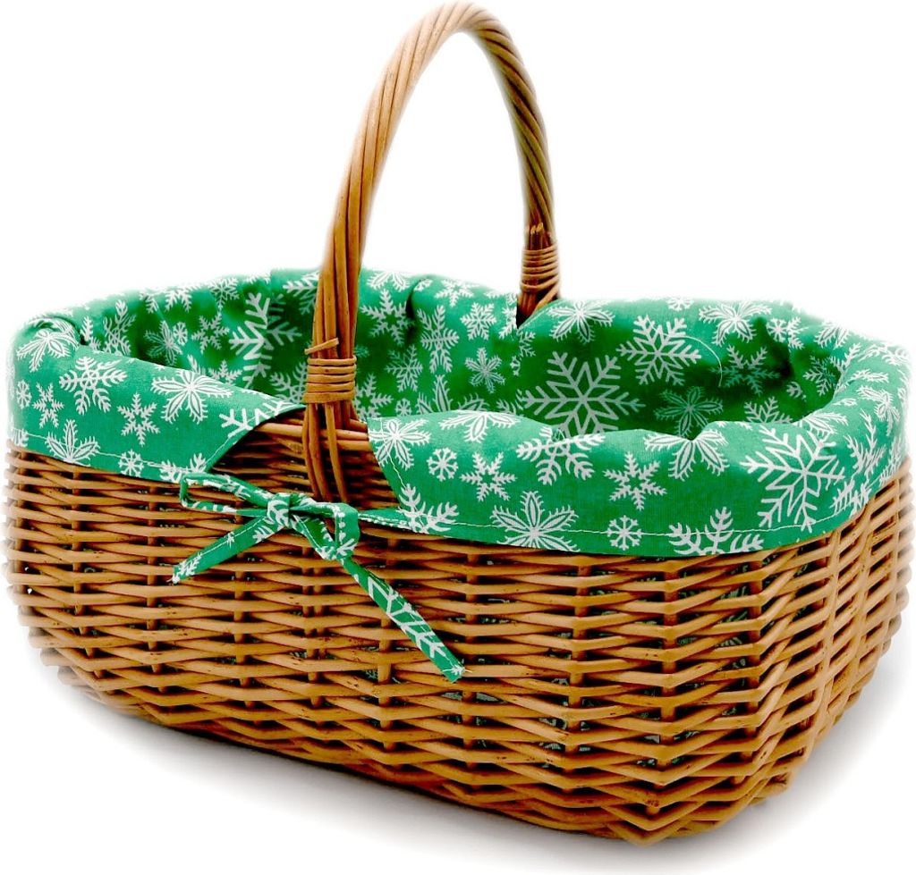 MyBer Korb Rattankorb Weidenkorb Einkaufskorb Picknickkorb Tragekorb Vollweide K1-014-SGWW