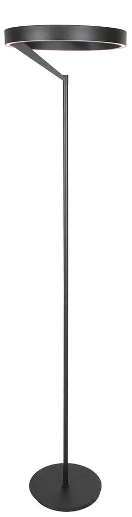 Grand lampadaire LED design Mykty noir métal 40cm pour salon chic