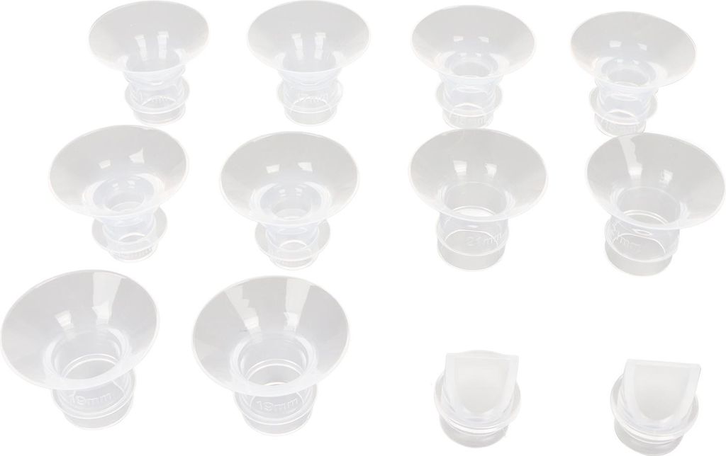 10 kusů silikonových adaptérů pro odsávačky, s ventilem ve Obrázek produktu 