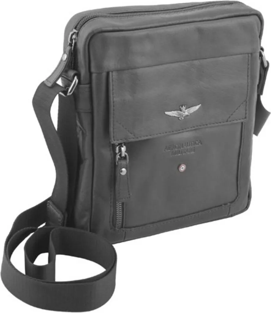 Petit Sac Homme Aeronautica Militare AM303NE : Fini les Poches Pleines