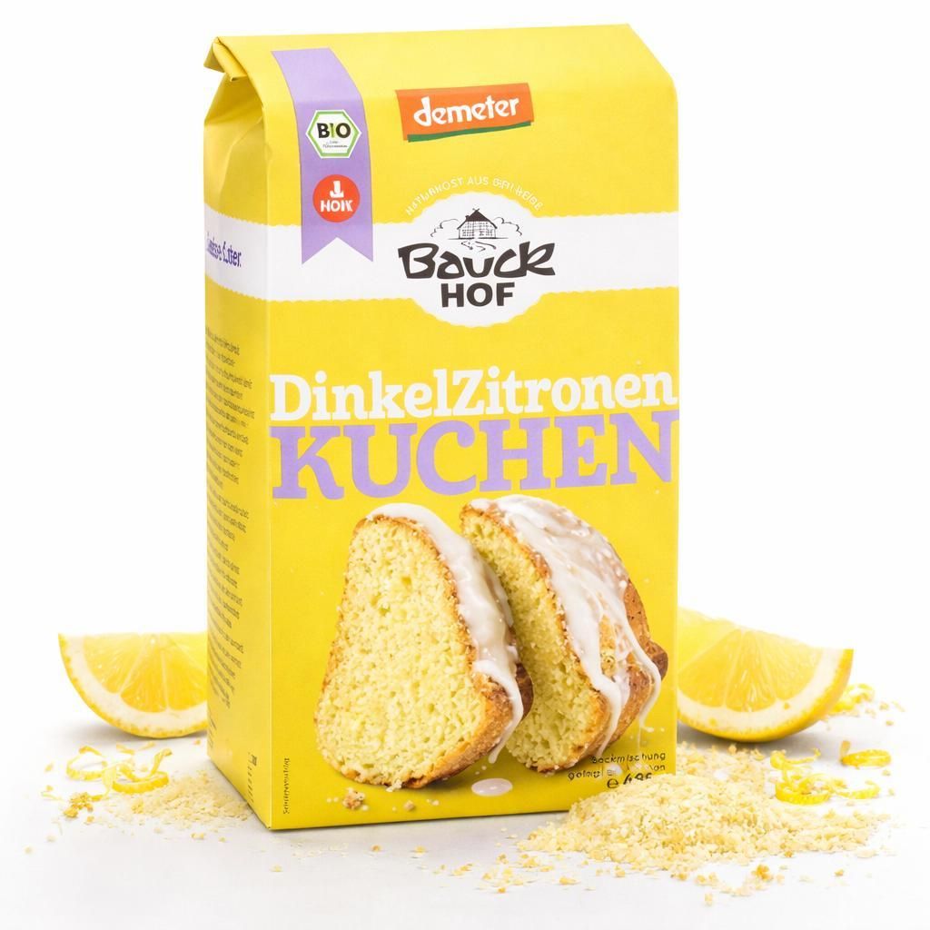 Mieszanka do pieczenia - orkiszowe ciasto cytrynowe 485 g Zdjęcie produktu 