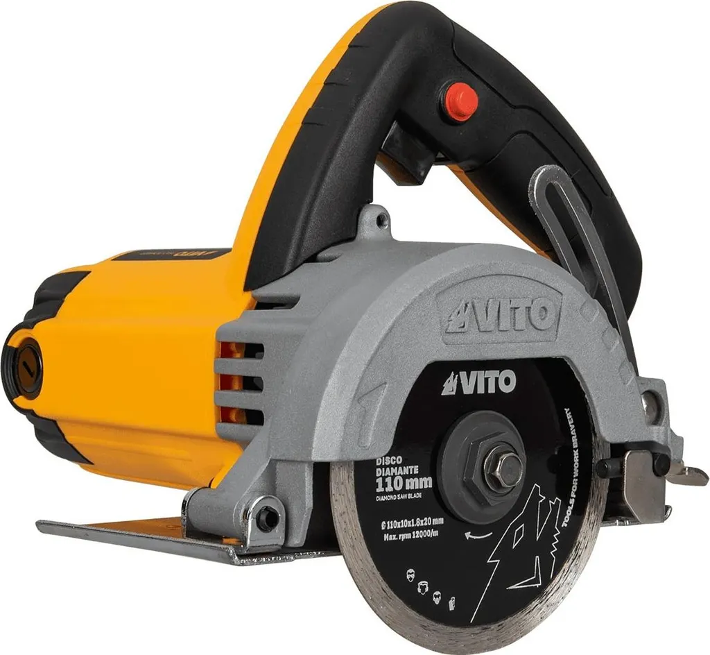 Coupez sans éclats avec la scie à carrelage VITO 1550W Profondeur 34mm