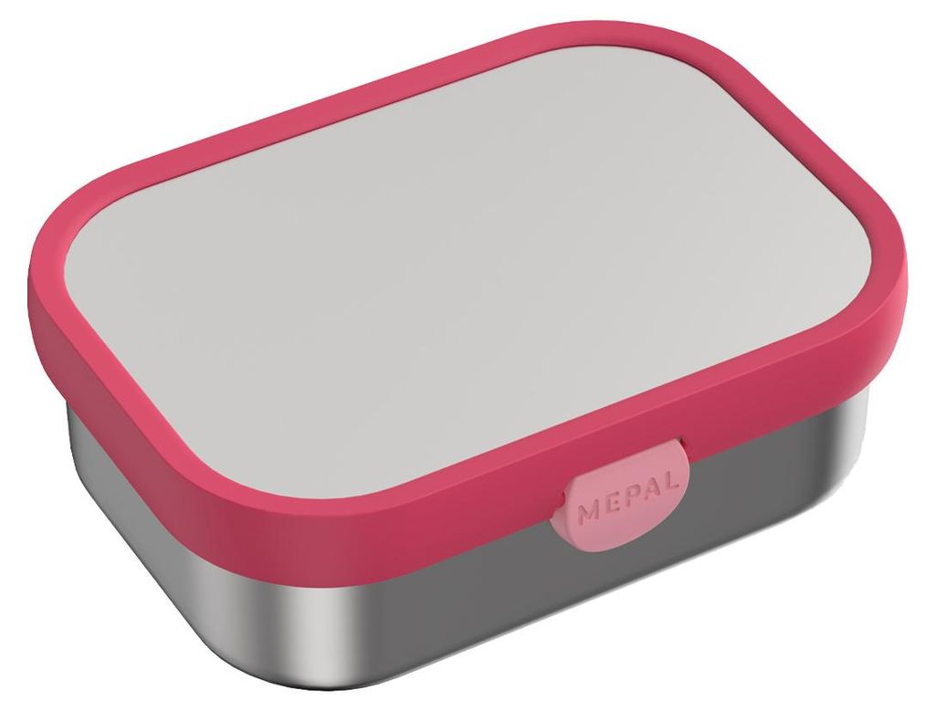 Mepal CAMPUS Edelstahl-Brotdose mit Gabel - Cool Pink Produktbild 