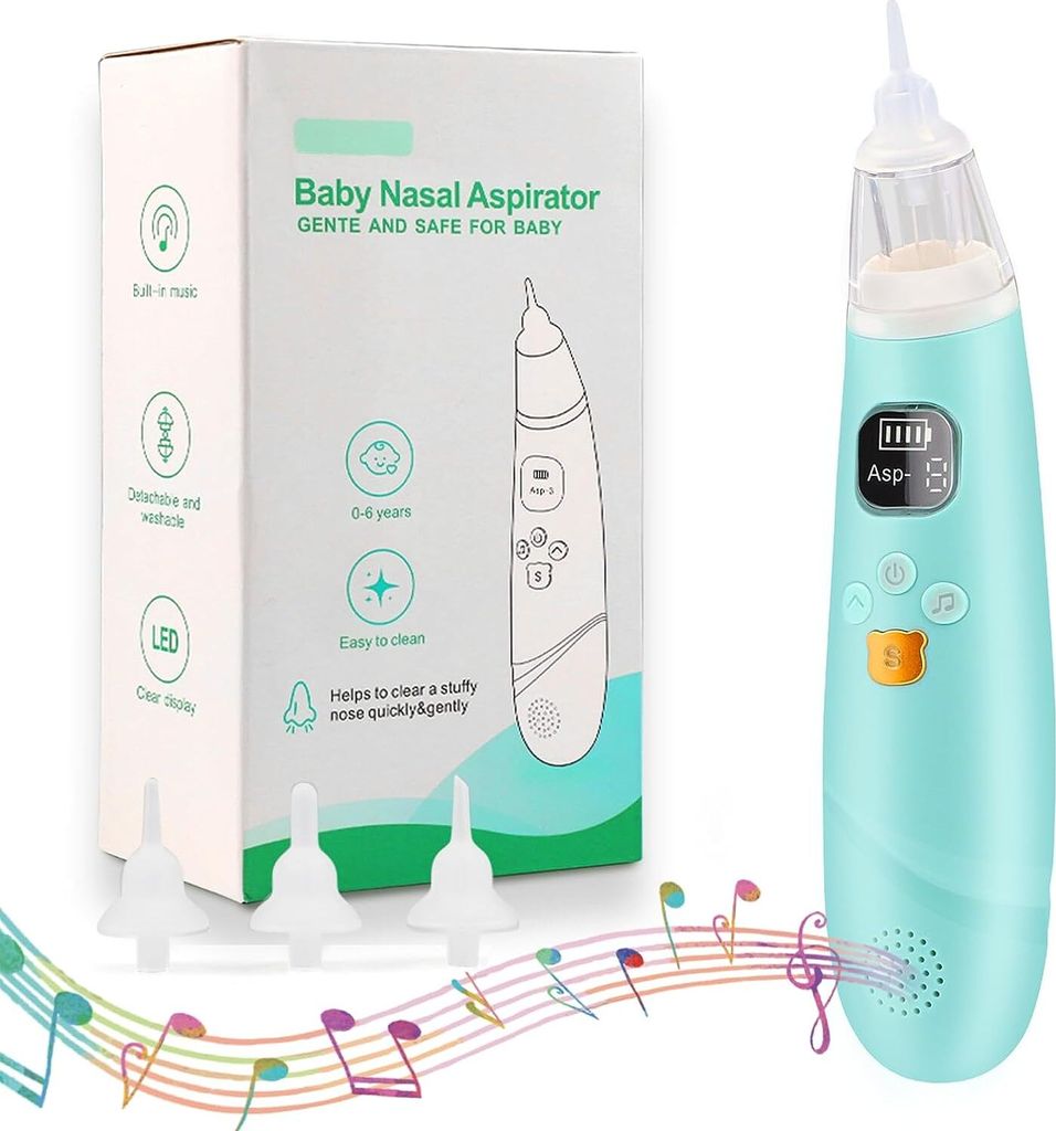 Kinder Nasenreiniger mit 3 Saugstarken,Automatisch Nasal Produktbild 