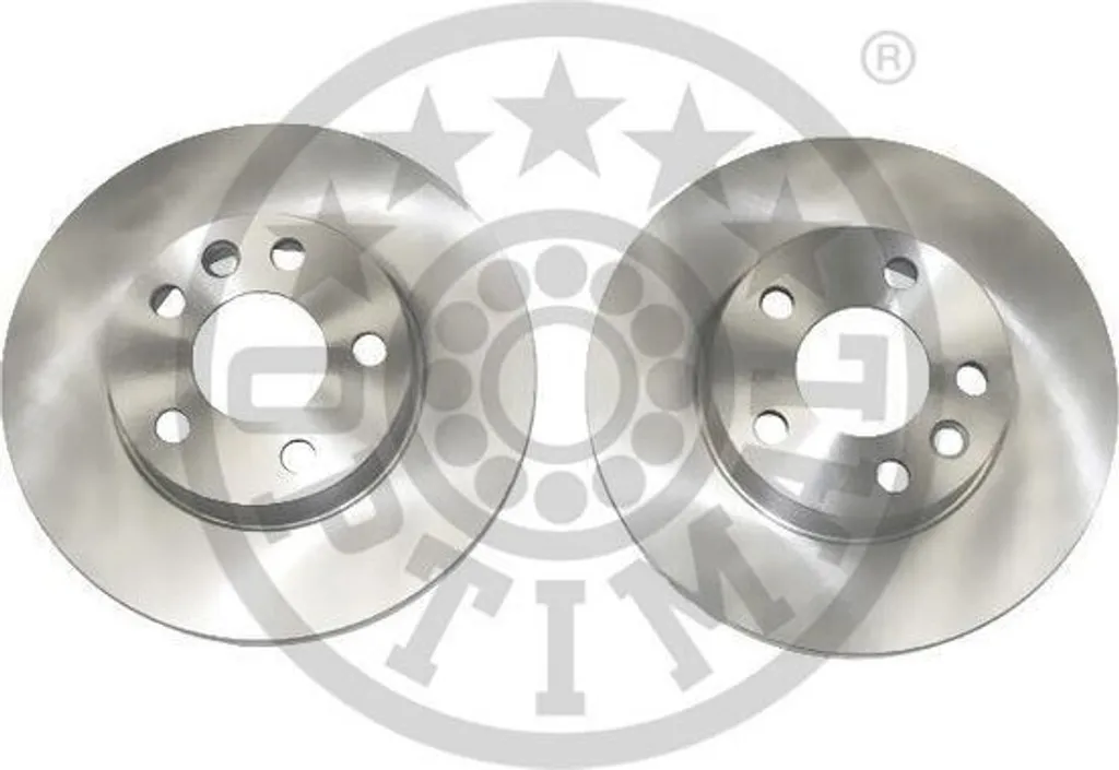Lot de 2 Disques de Frein Avant pour Remplacement Entretien Auto 282mm