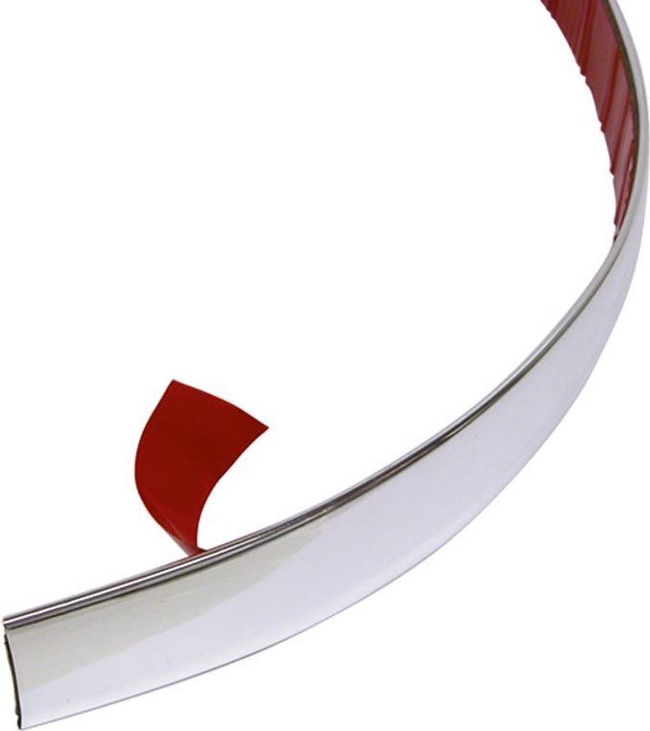 Carpoint Carpoint Dekorationsstreifen Chrom Selbstklebend PVC 22 Mm 2 Meter