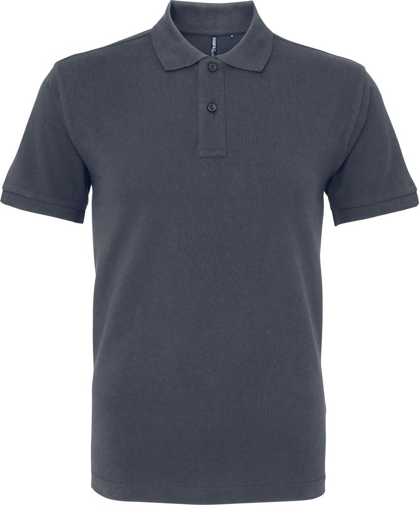 Asquith & Fox - Poloshirt, Baumwolle aus biologischem Anbau für Herren RW7698 (S) (Graphit)