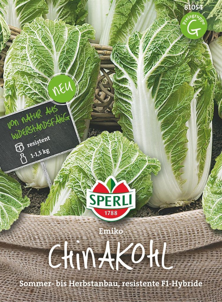 Sperli Chinakohl Emiko - Gemüsesamen