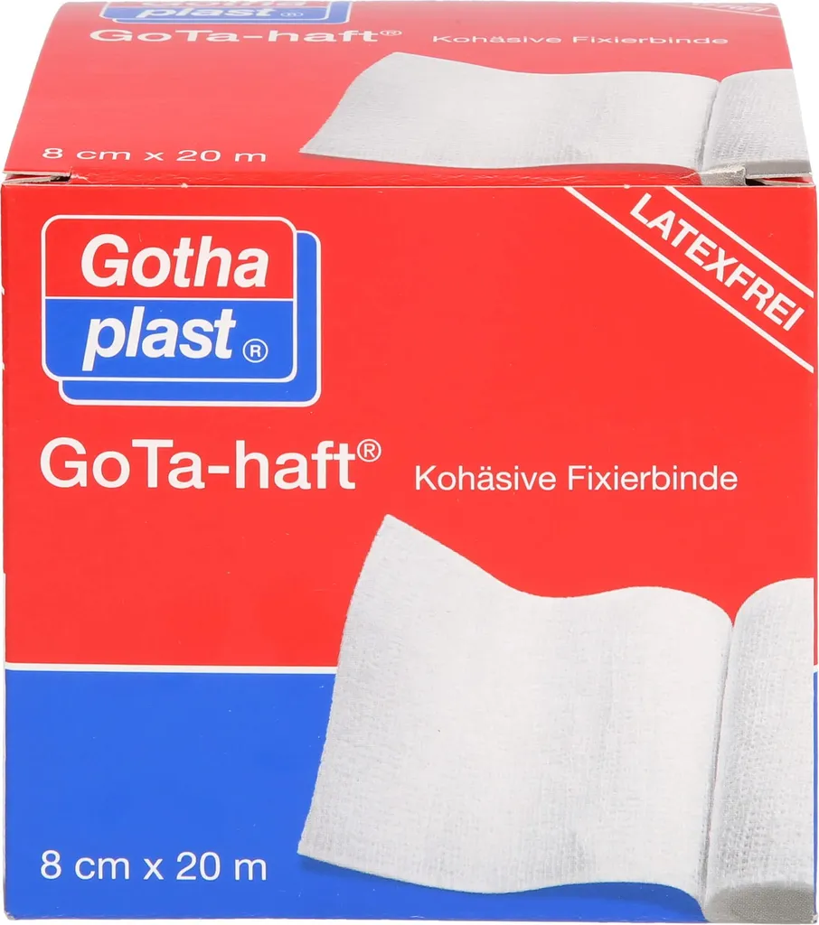 Bande cohésive anti-glisse sans latex 8cm x 20m pour peaux sensibles