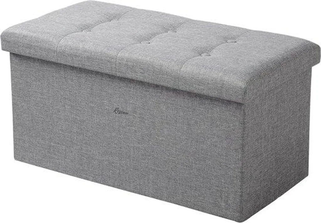 Coffre à jouets banquette pour chambre d'enfant - Assise capitonnée