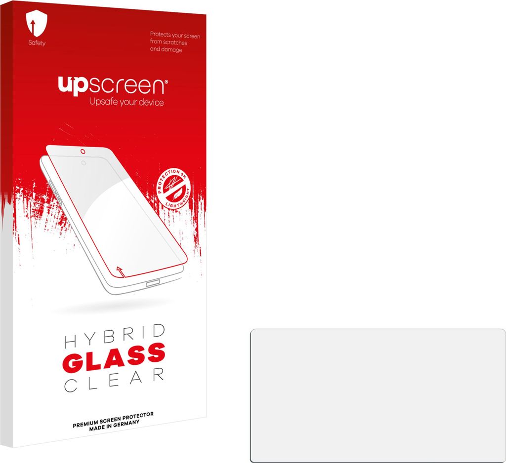 upscreen Schutzglas für Skoda Octavia Limousine Sportline 13" Schutzfolie Panzer Folie Glas Display Schutz klar