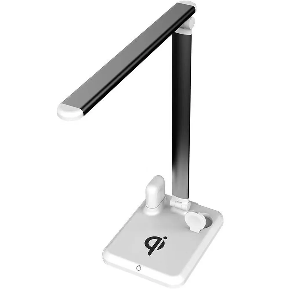 Lampe de Bureau Rechargeable avec Support Charge Induction Qi Blanc - 3