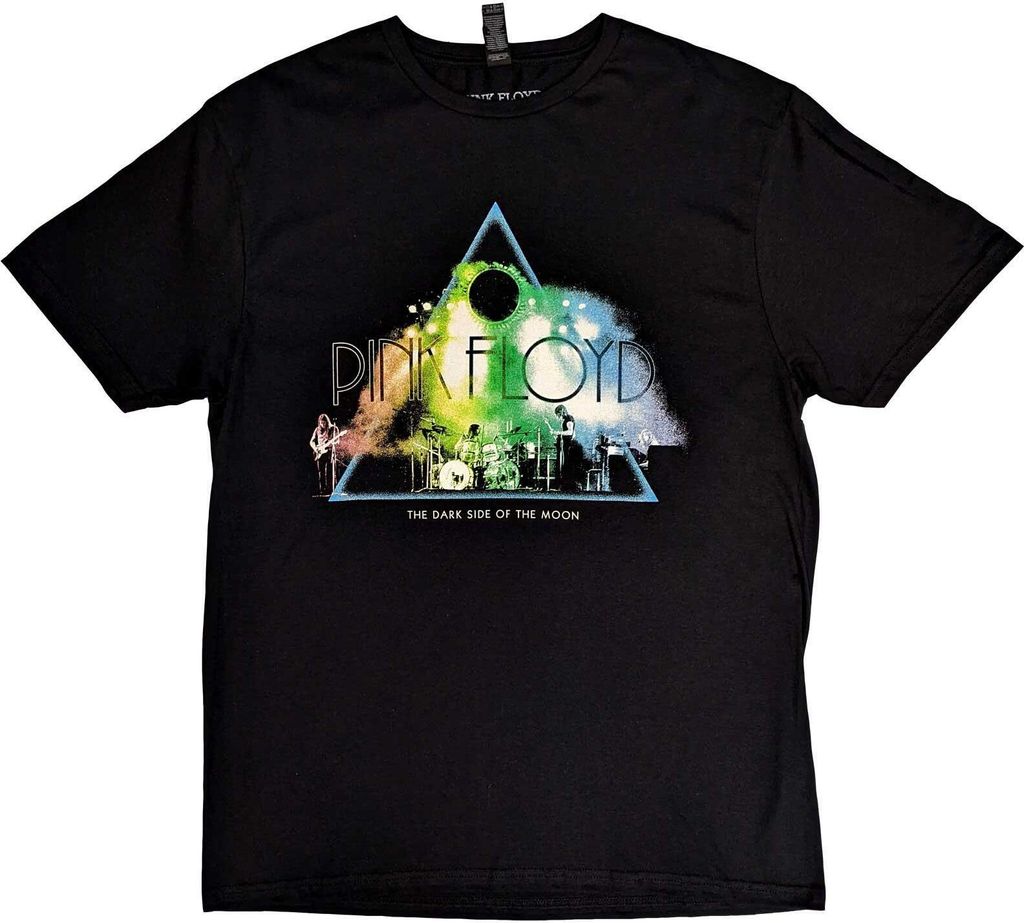Pink Floyd - "Live Band" T-Shirt für Herren/Damen Uni RO5281 (L) (Schwarz)