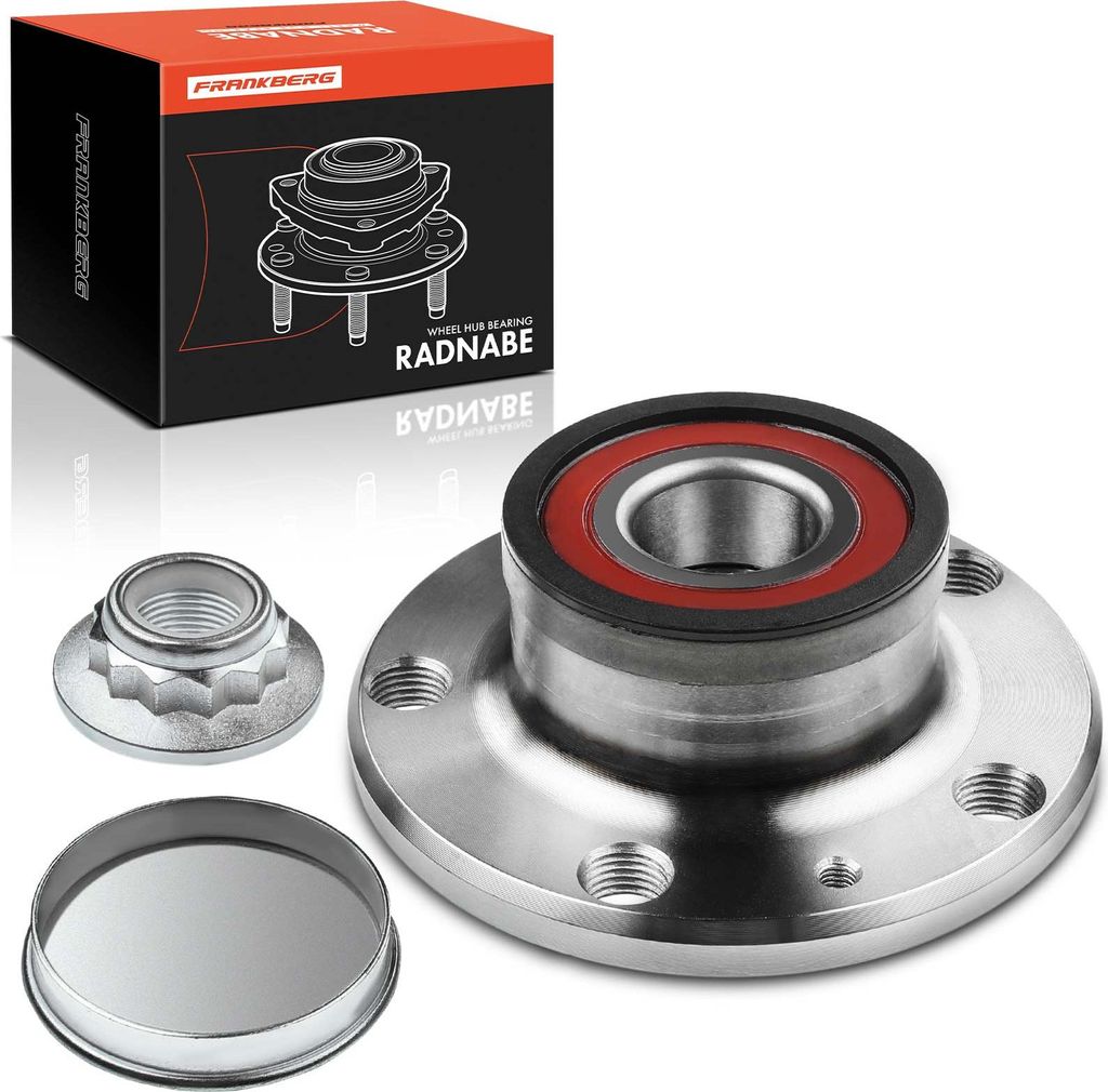Frankberg 1x Radnabe Radlagersatz Hinterachse beidseitig für VW Fox Schrägheck Van Polo Audi A1 Sportback A2 Seat