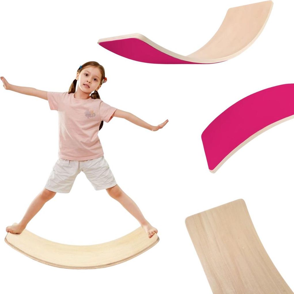 Balancierbrett Balance Board Lama Max fuchsia