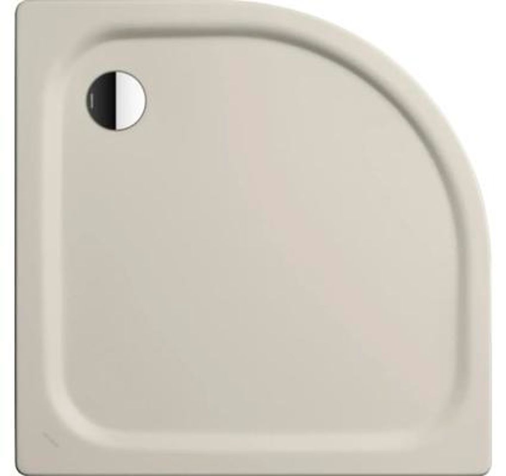 KALDEWEI Duschwanne ZIRKON 606-2 100 x 100 x 13 cm warm grey 10 matt mit extraflachen Wannenträger 457148040668