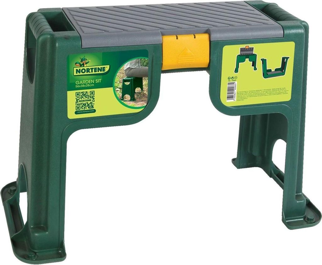 Wendbare Gartenbank "Garden-Sit" mit Kissen + Aufbewahrungsbox