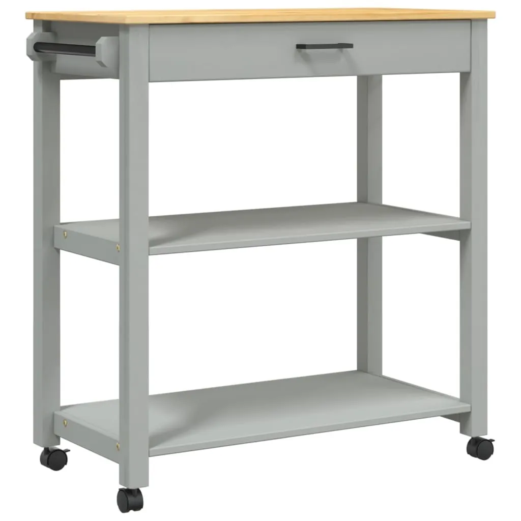 Carrello MONZA in Pino Massiccio: Il Cuore della Tua Cucina Ordinata