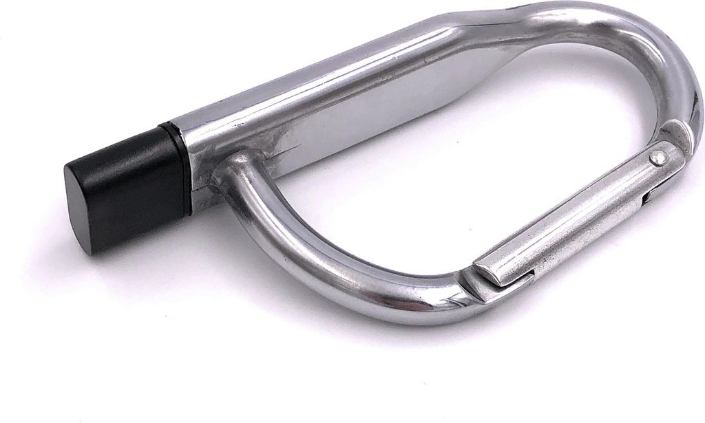 Onlineworld2013 Krabiner in Silber aus Metall Funny USB Stick 64 GB USB 3.0