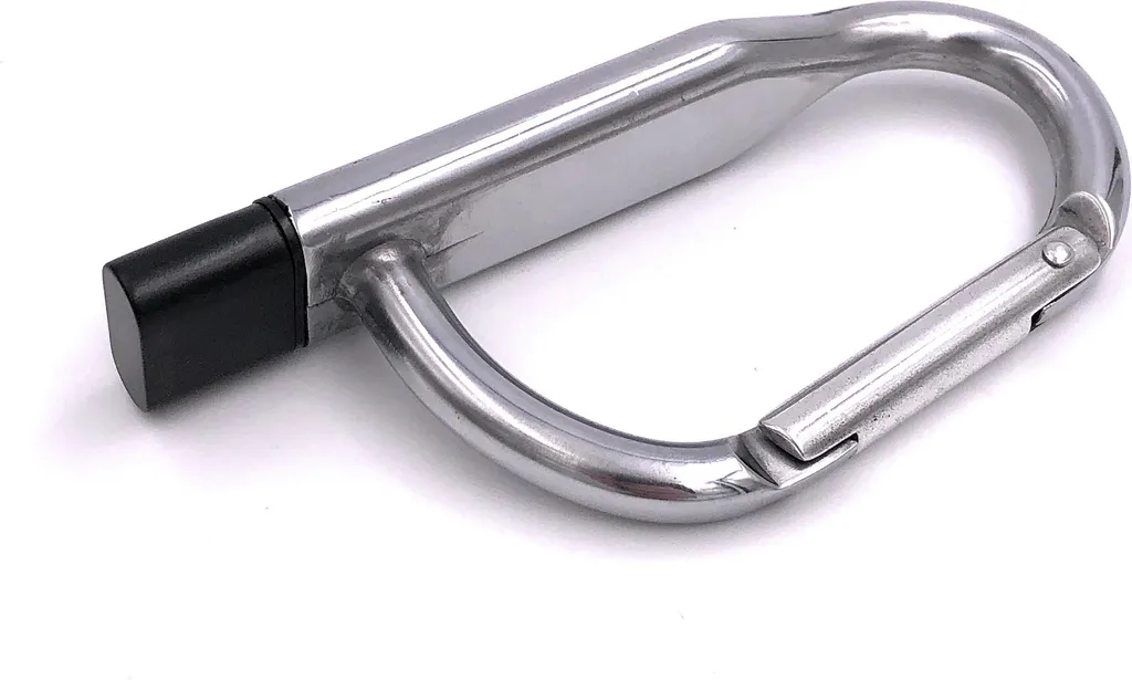 Clé USB 3.0 128 Go Onlineworld2013 mousqueton en métal argenté