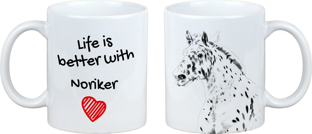 Noriker - Tasse mit Pferd, Tasse mit Bild, personalisiertes Geschenk der Marke Art-Dog