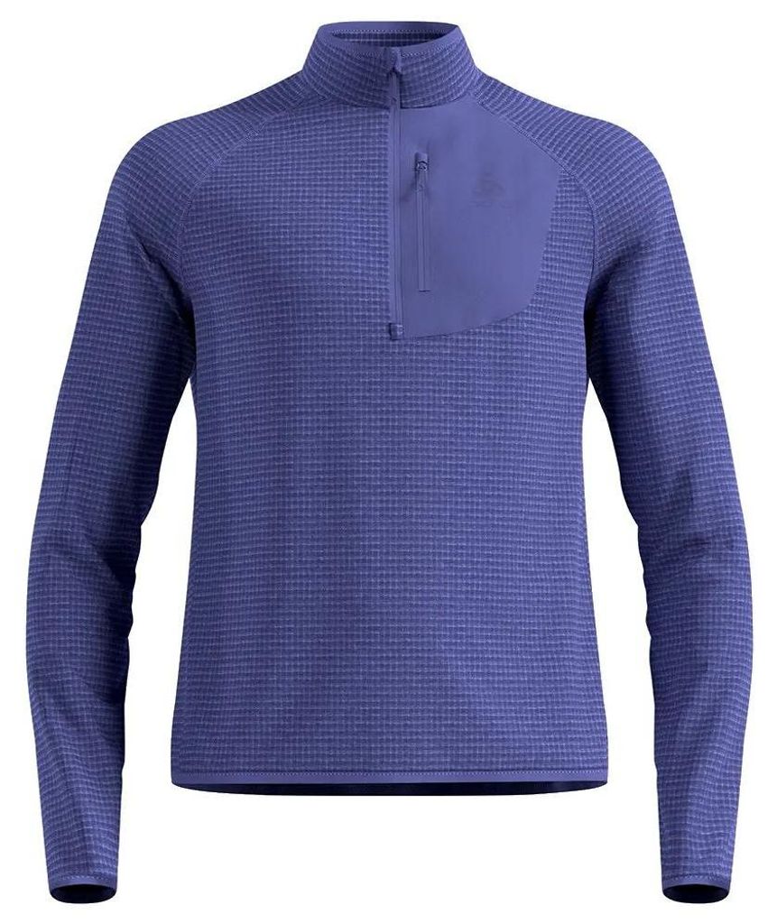 Ascent Mid Layer mit Halbreissverschluss, Herren - Odlo, Farbe:21119 Skipper Blue, Größe:M
