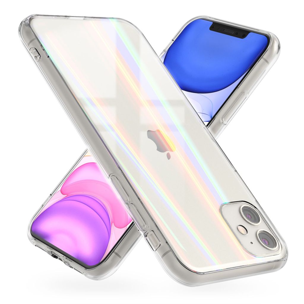 NALIA Silikon Handy Hülle für iPhone 13 Pro Max, Transparent Cover