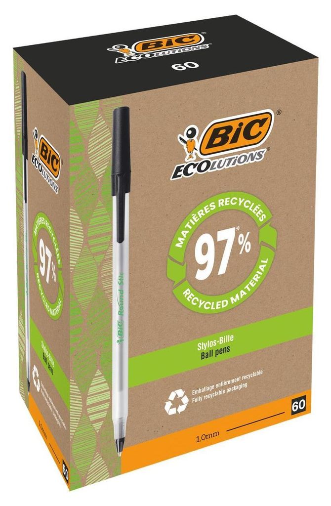 BIC biros ECOlutions round stic 8932393 black 60 ks / Obrázek produktu 