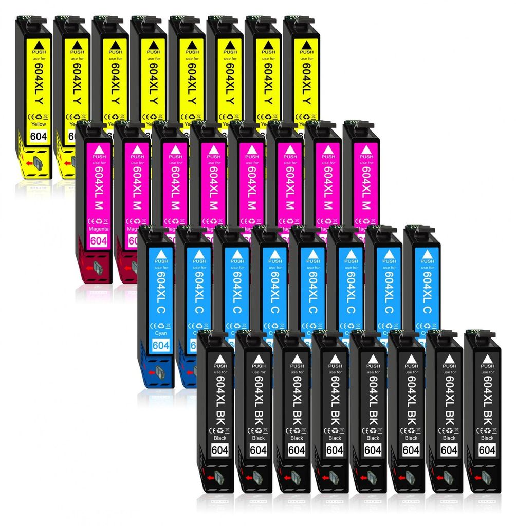 32er Pack Druckerpatronen 604 604XL kompatibel mit Epson Produktbild 