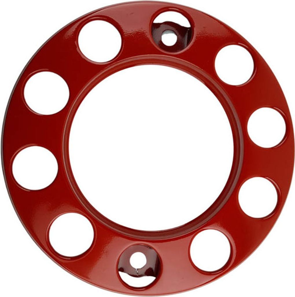 22,5" rot Vorderradabdeckung 10 Löcher universal Scania DAF Produktbild 