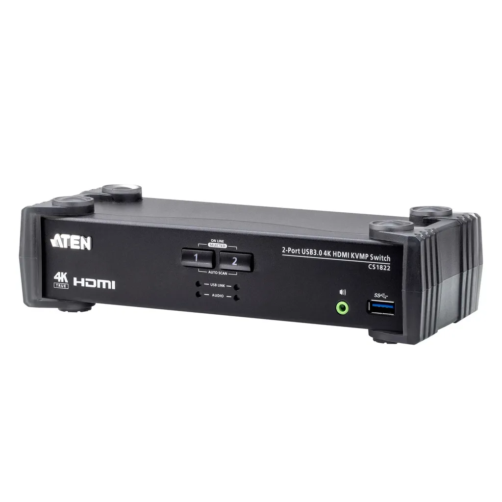 Évitez les câbles encombrants avec le switch KVM HDMI 4K Aten