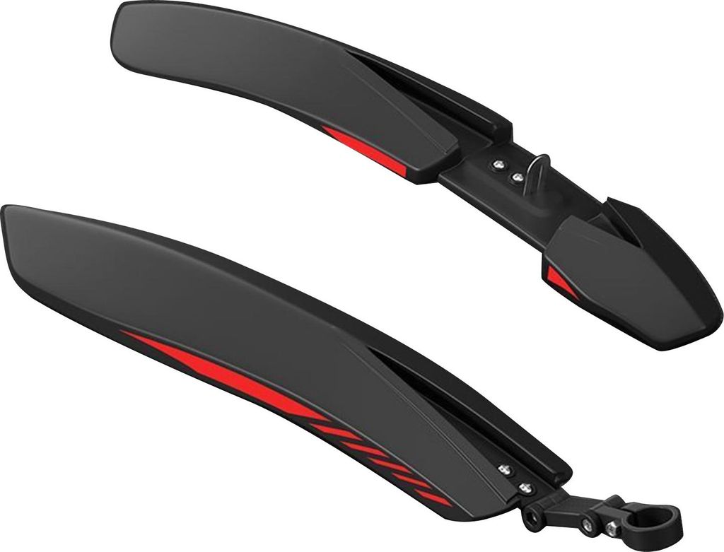 Stück Fahrrad-Schutzbleche, reflektierend, wasserdicht, leicht, universell, 24/26/27,5 Zoll, MTB, Mountainbike, Rennrad, vorne und hinten, Schmutz...