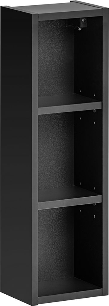 Regal-Hängeschrank schwarz matt PUEBLA-56-BLACK