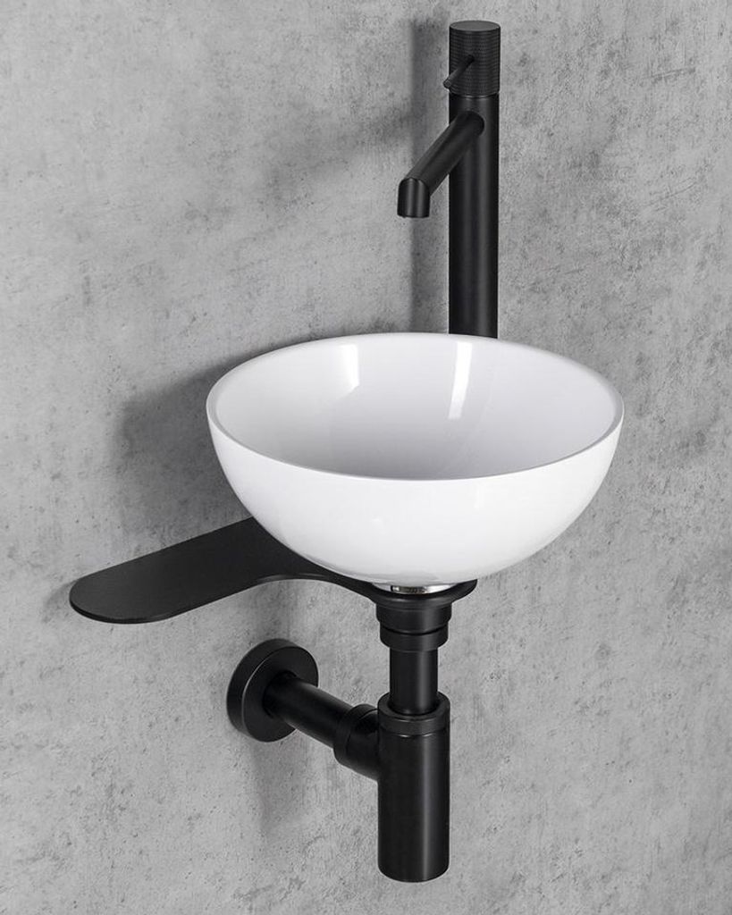 Sapho TETRIS Waschbecken mit Halterung für rechte Produktbild 