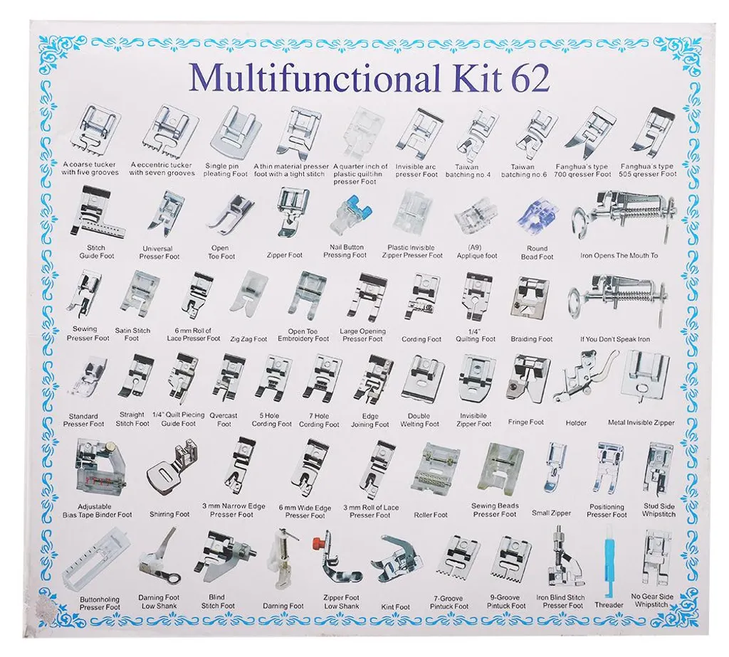 Accessoires machine à coudre pour ourlets professionnels et loisirs - 14