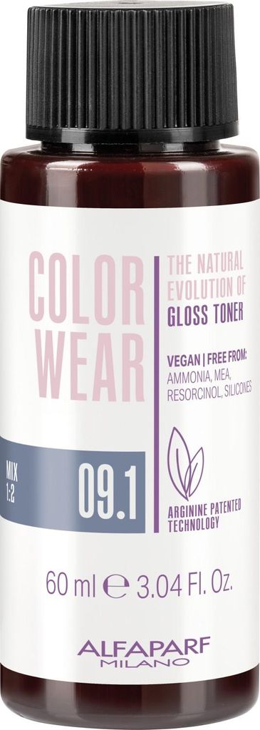 Alfaparf Milano Color Wear Gloss Toner 09.1 60ml