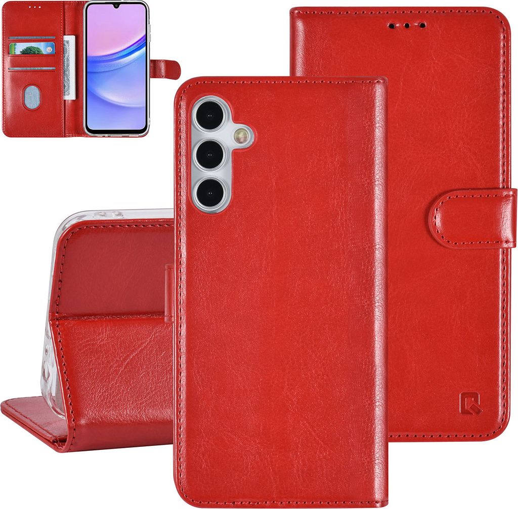 UNIQ Accessory Galaxy A15 5G Book type case - Card holder - Red