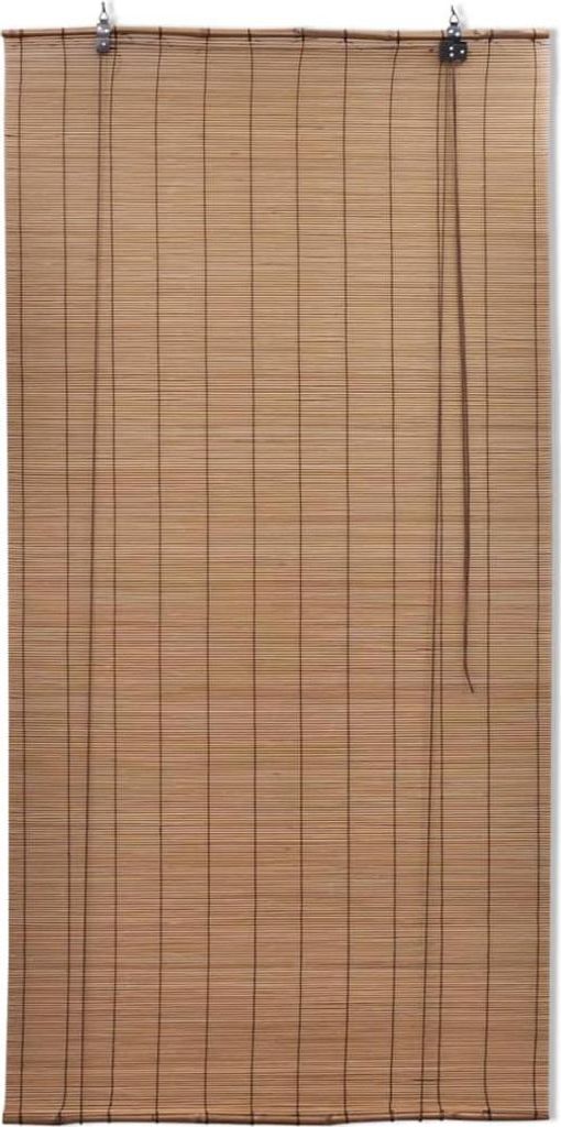 vidaXL Bambusrollo Braun 100x160 cm