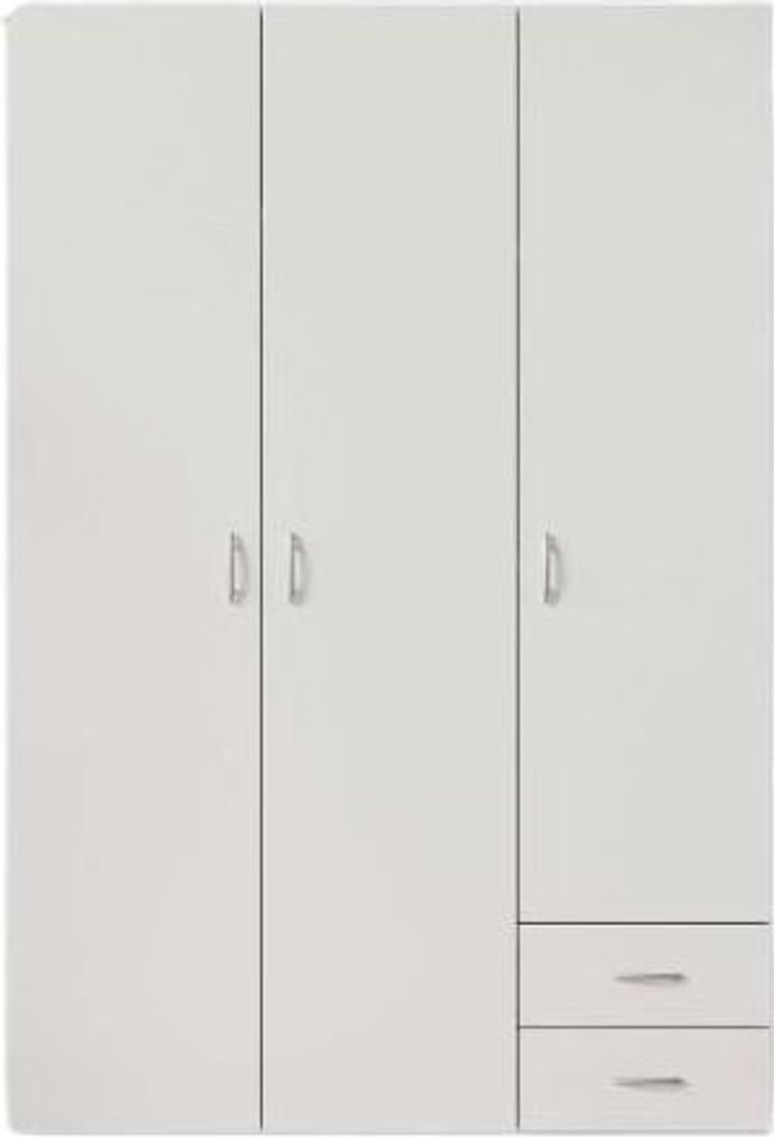 Kleiderschrank Base | 120 x 51 x 176 cm | Weiß