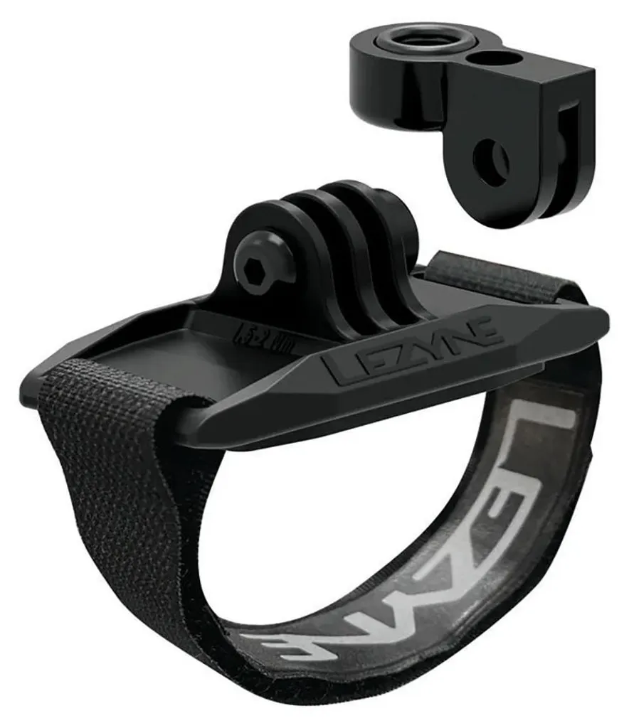 Lezyne Support Casque pour Lampe et Caméra GoPro 1-LED-HMOUNT-V504