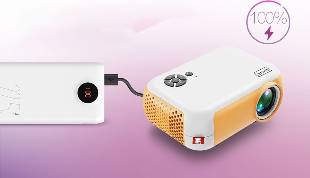 PRENOSNÝ PROJEKTOR MINI LED PROJEKTOR FULL HD 1080p USB Obrázok produktu 9