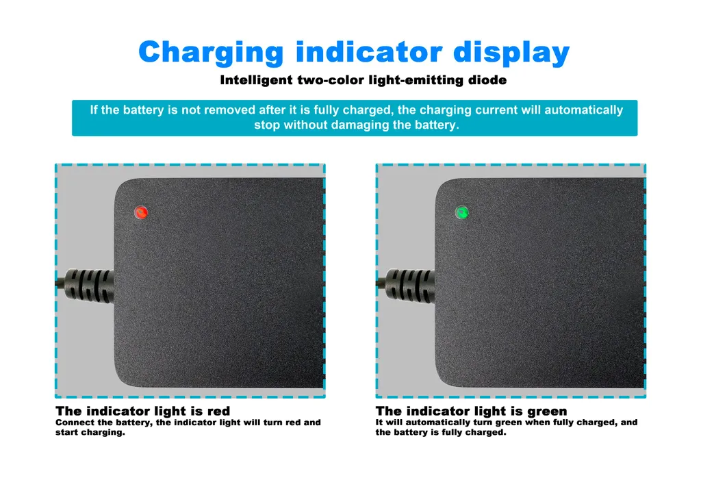 Chargeur Rapide 42V 2A PowerSmart compatible Ninebot ES1 ES2 ES4 et E22E - 7