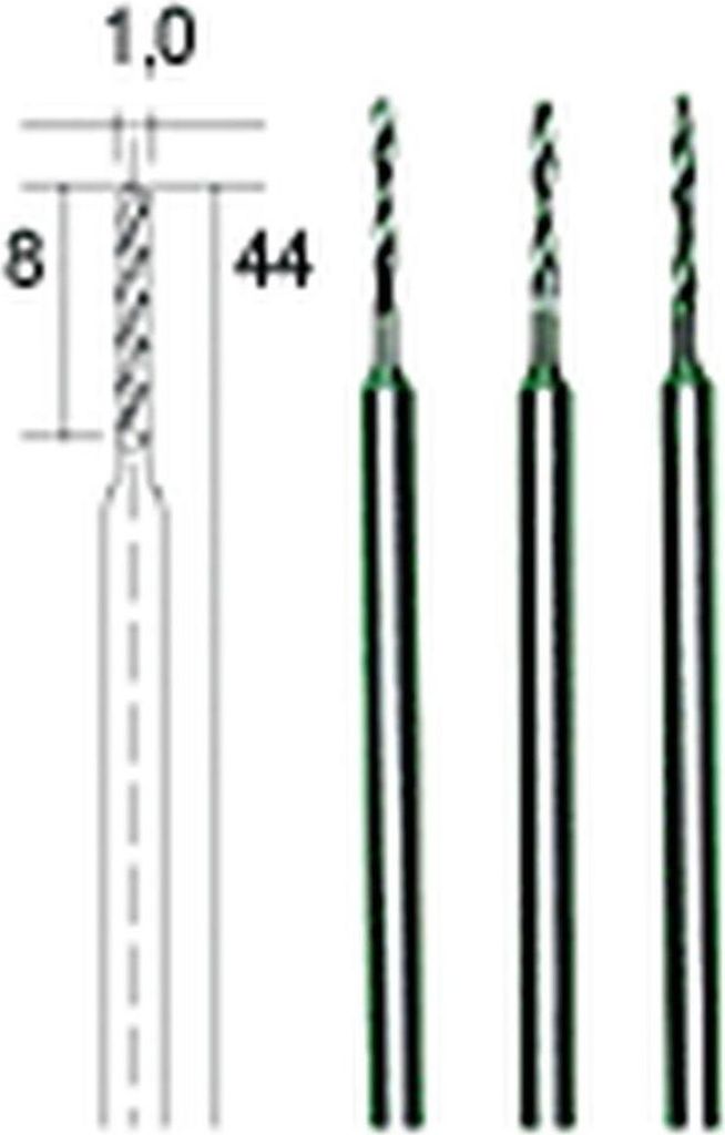 Proxxon 28 854 Set mit 3 Bohrern in Spiralschneider, Produktbild 